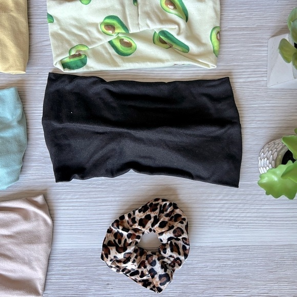 NEUTRAL headbands 8 prints colors and scrunchy EUC - Picture 10 of 10